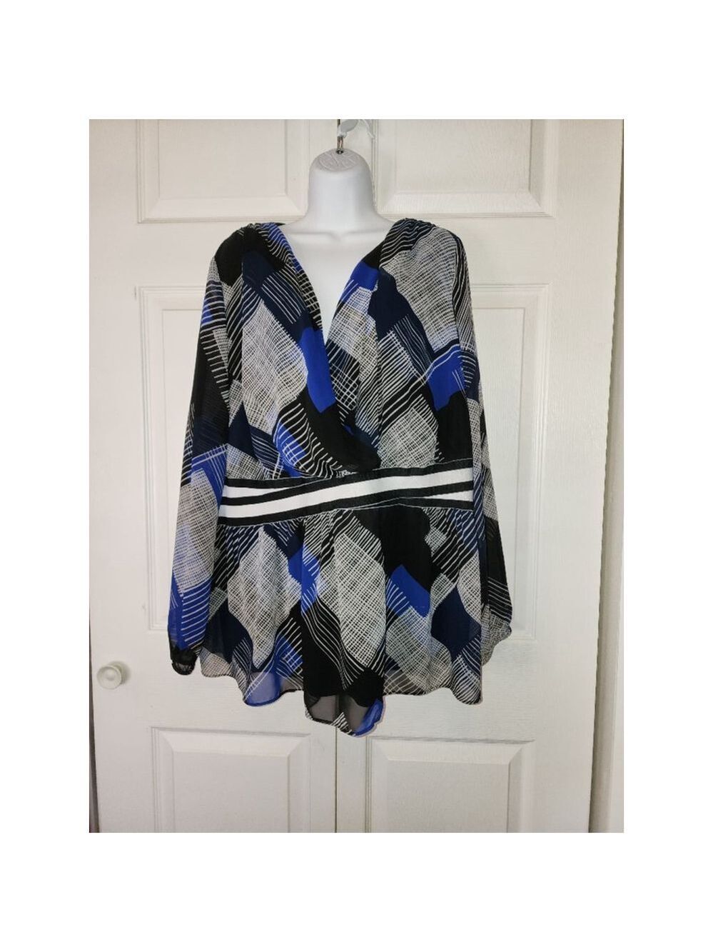 Lane Bryant Geometric Print Blouse